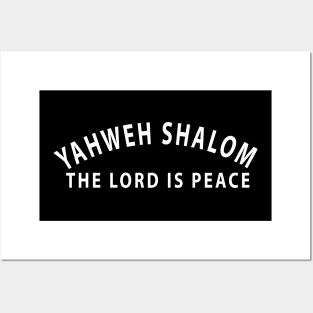 Yahweh Shalom The Lord Is Peace Inspirational Christians Posters and Art